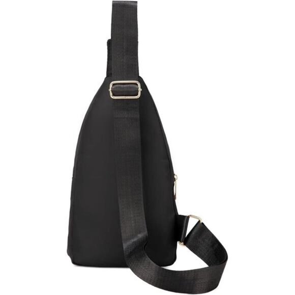 Small Sling Black Backpack Chest Bag Daypack Crossbody for Travel Sport main image 8